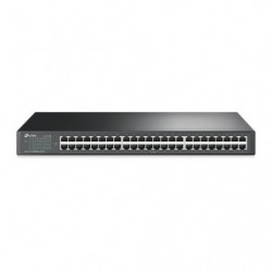 TP-Link TL-SF1048 48-Port 10/100Mbps Rackmount Switch energy-efficient Supports MAC 19-inch rack-mountable steel case 100% Da