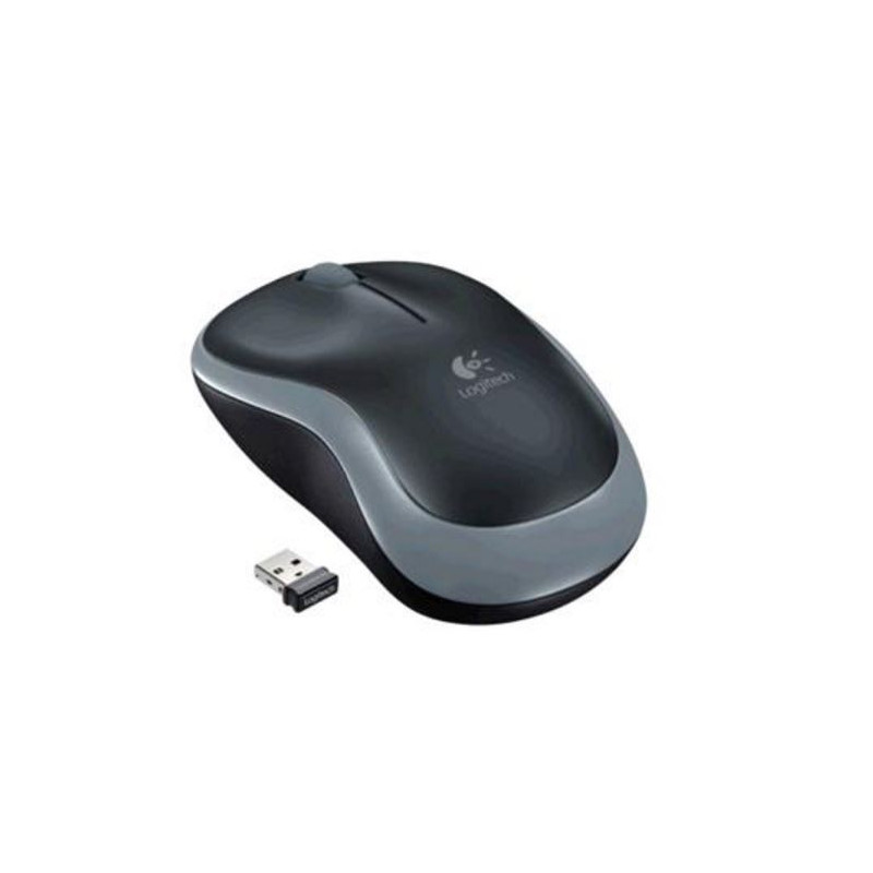 Logitech M185 Wireless Mouse Nano Receiver Grey 1-year battery life Logitech Advanced 2.4 GHz wireless connectivity