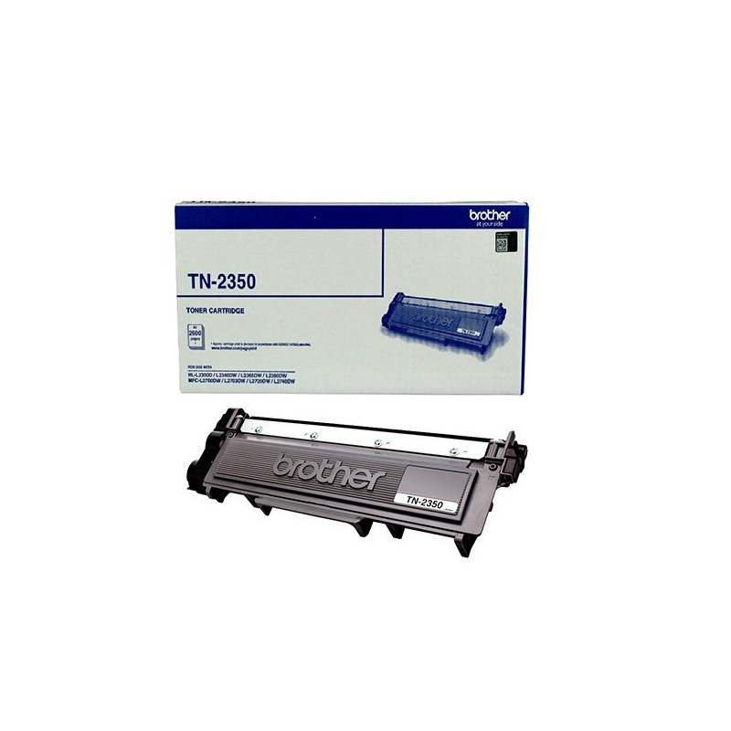 Brother TN-2350 Mono Laser Toner- High Yield Cartridge, HL-L2300D/L2305W/L2340DW/L2365DW/2380DW/MFC-L2700DW/2703DW/2720DW/274