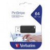 Verbatim Store'n'Go Pinstripe USB Drive 64GB (Black) – Reliable, Durable, and Ultra Compact – Best Companion for Office  