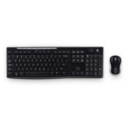 Logitech MK270R Wireless Keyboard and Mouse Combo 2.4GHz Wireless Compact Long Battery Life 8 Shortcut keys