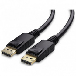 8Ware DisplayPort DP Cable 2m Male to Male 1.2V 30AWG Gold-Plated 4K High Speed Display Port Cable for Gaming Monitor Graphic