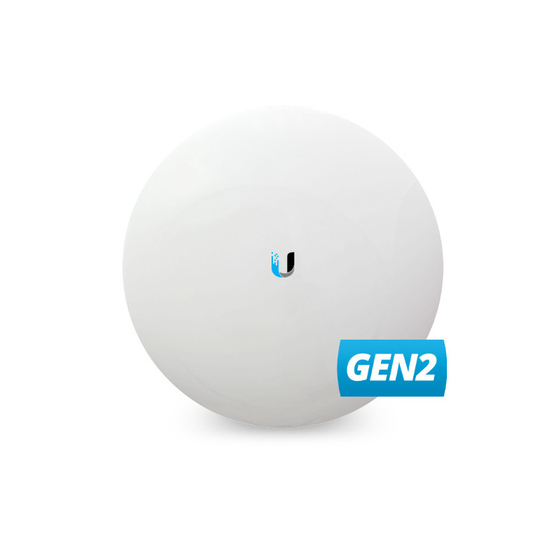 Ubiquiti airMAX NanoBeam 5AC, Compact, UISP-ready, 5 GHz, 10  km link range, 450  Mbps throughput, Easy Mountingr