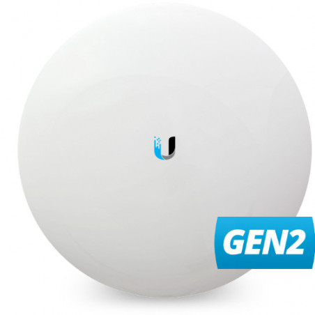 Ubiquiti airMAX NanoBeam 5AC, Compact, UISP-ready, 5 GHz, 10  km link range, 450  Mbps throughput, Easy Mountingr