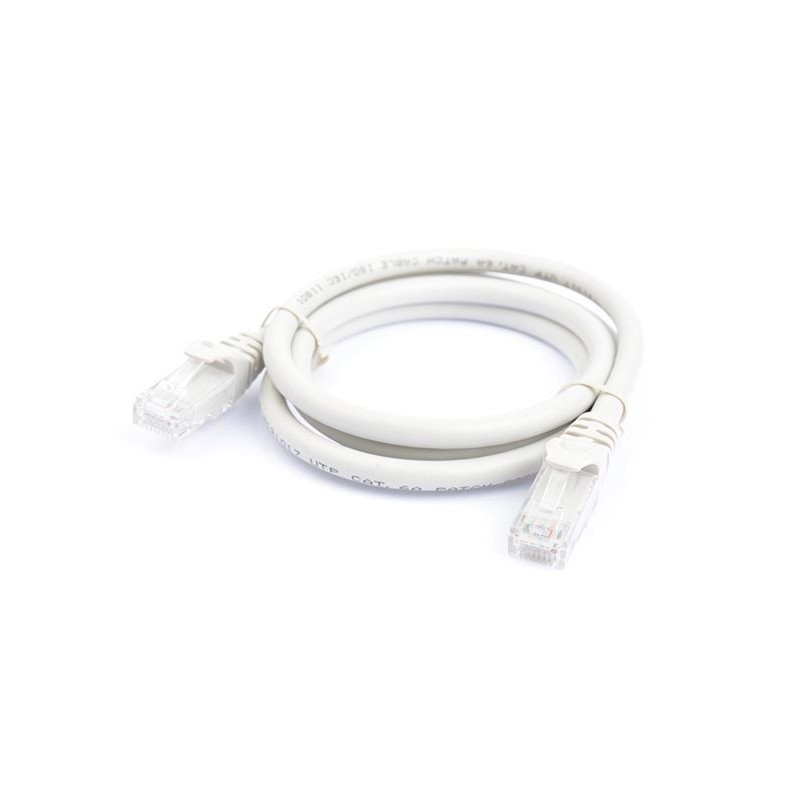 8Ware CAT6 Cable 1m - Grey Premium RJ45 Ethernet Network LAN UTP Patch Cord 26AWG CU Jacket