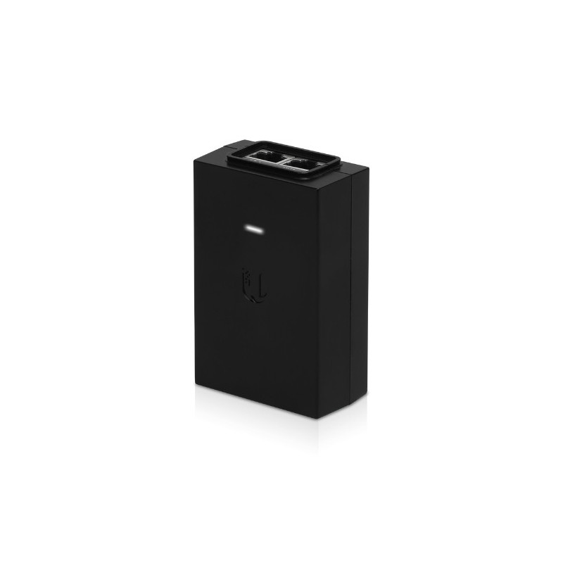 Ubiquiti POE Injector, 48V DC 24W Gigabit Lan, Black, Surge and Clamping Protection, Superceded by NHU-U-POE-AT