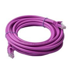 8Ware CAT6A Cable 5m - Purple Color RJ45 Ethernet Network LAN UTP Patch Cord Snagless