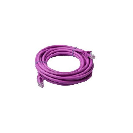 8Ware CAT6A Cable 5m - Purple Color RJ45 Ethernet Network LAN UTP Patch Cord Snagless