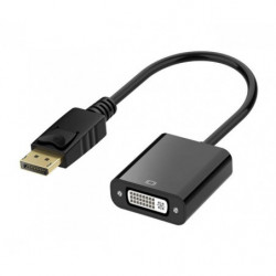 Astrotek DisplayPort DP to DVI Adapter Converter Cable 15cm - Male to Female 20 pins to DVI 24 5 pins Compatible for Lenovo D