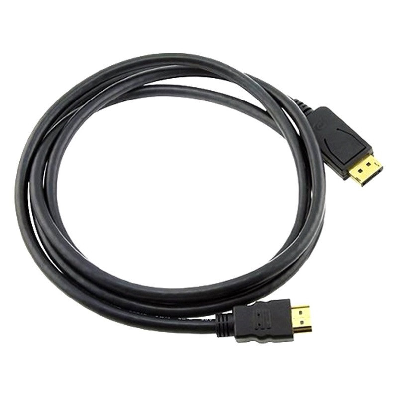 8ware DisplayPort DP to HDMI Cable 2m - 20 pins Male to 19 pins Male Gold plated RoHS