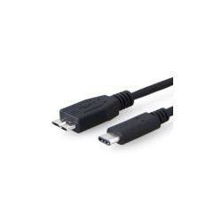 8Ware USB-C to Micro USB Cable 1m Type C to Type B Male to Male Black 10Gbps