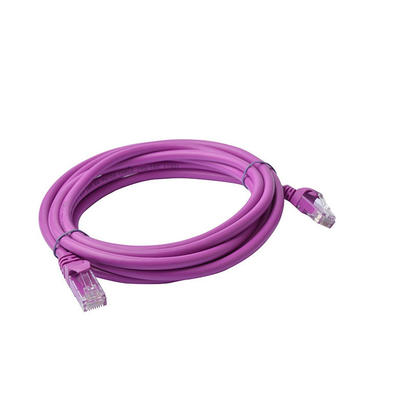8Ware CAT6A Cable 3m - Purple Color RJ45 Ethernet Network LAN UTP Patch Cord Snagless