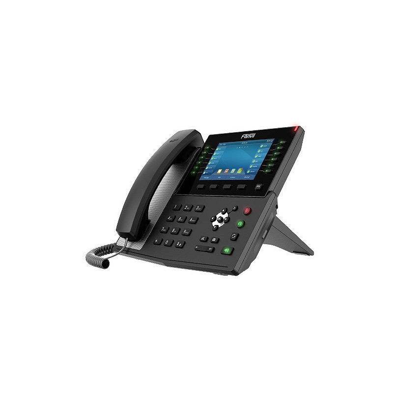 Fanvil X7C Enterprise Color IP Phone, 5' Hig Res Screen, 20 SIP Lines, HD Audio, Built In Bluetooth, Upto 60 DSS Key Entries,