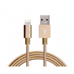 Astrotek 1m USB Lightning Data Sync Charger Gold Color Cable for iPhone X 9 8 7S 7 Plus 6S 6 Plus 5 5S iPad Air Mini iPod