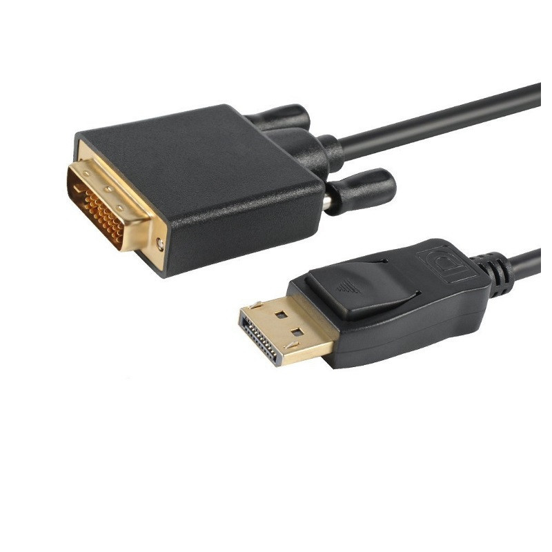 Astrotek DisplayPort DP to DVI-D 2m Cable Male to Male 24 1 Gold plated Supports video resolutions up to 1920x1200/1080P Full