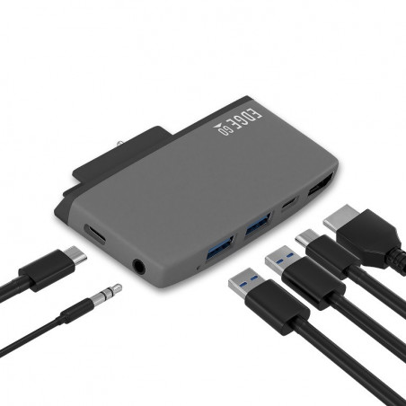 (LS) mbeat®  Edge Go Multifunction USB- C Hub for Microsoft Surface Go （USB 3.0 Data x 2, USB-C Data x 1, HDMI, 3.5mm Audi