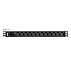 Aten 12-Port 15A Power Distriubiton Unit - Basic PDU, 1U Rackmount Design 12x C13, Overload protection