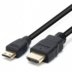 Astrotek Mini HDMI to HDMI Cable 2m with Ethernet 1.4V 3D HD 1080p Male to Male for Camera Camcorder Mobile Laptop Tablet Gra