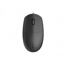 RAPOO N100 Wired USB Optical 1000DPI Mouse Black - No Driver Required/ Designed for Notebook Laptop Desktop PC