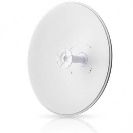Ubiquiti 5GHz airFiber Dish 30dBi Slant 45 Degree Signal Angle For optimum interference avoidance, Universal Pole Mount, Weat