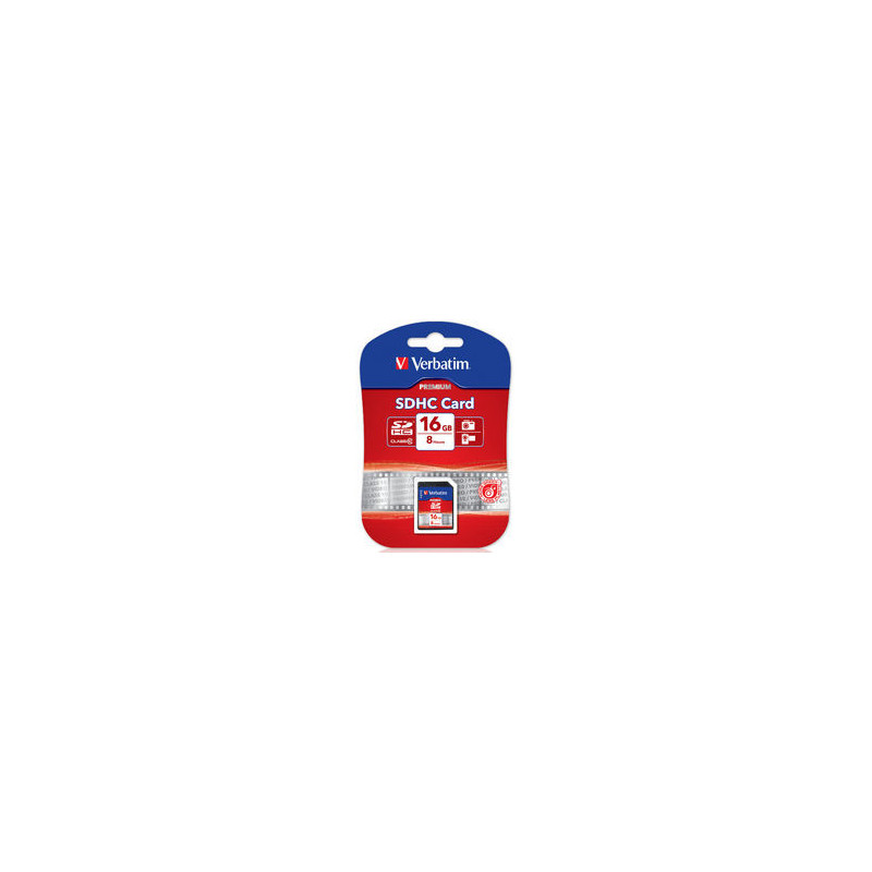 Verbatim SDHC 16GB (Class 10) Up to 45MB/Sec 300X read speed