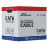 Astrotek CAT6 FTP Cable 305m Roll - Grey White Full 0.55mm Copper Solid Wire Ethernet LAN Network 23AWG 0.55cu 2x4p PVC Jacke