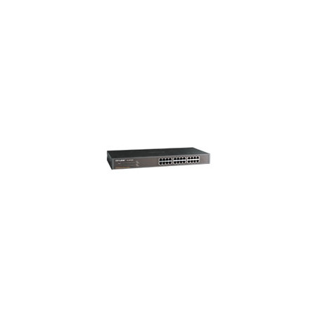 (CH)TP-Link TL-SF1024 24-Port 10/100Mbps Rackmount Unmanaged Switch energy-efficient Supports MAC 19-inch rack-mountable stee
