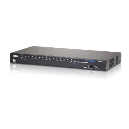 Aten Desktop KVM Switch 16 Port Single Display HDMI w/ audio, 2x Custom KVM Cables Included Only