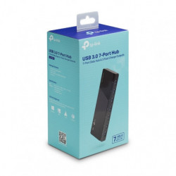 TP-Link UH700 7 Ports USB3 Hub Desktop 2.5A Power Adapter, transfer speeds of up to 5Gbps, 10 times faster than standard USB 