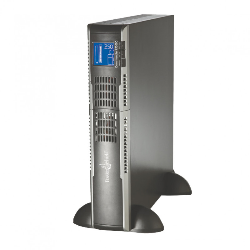 PowerShield Commander RT 3000VA/2700W, 240VAC Input, Hot-swappable batteries, 2 AUS sockets, 10A, C13 x 5, 15A, C19 x 1, 2-ye