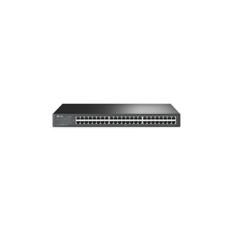 TP-Link TL-SF1048 48-Port 10/100Mbps Rackmount Switch energy-efficient Supports MAC 19-inch rack-mountable steel case 100% Da
