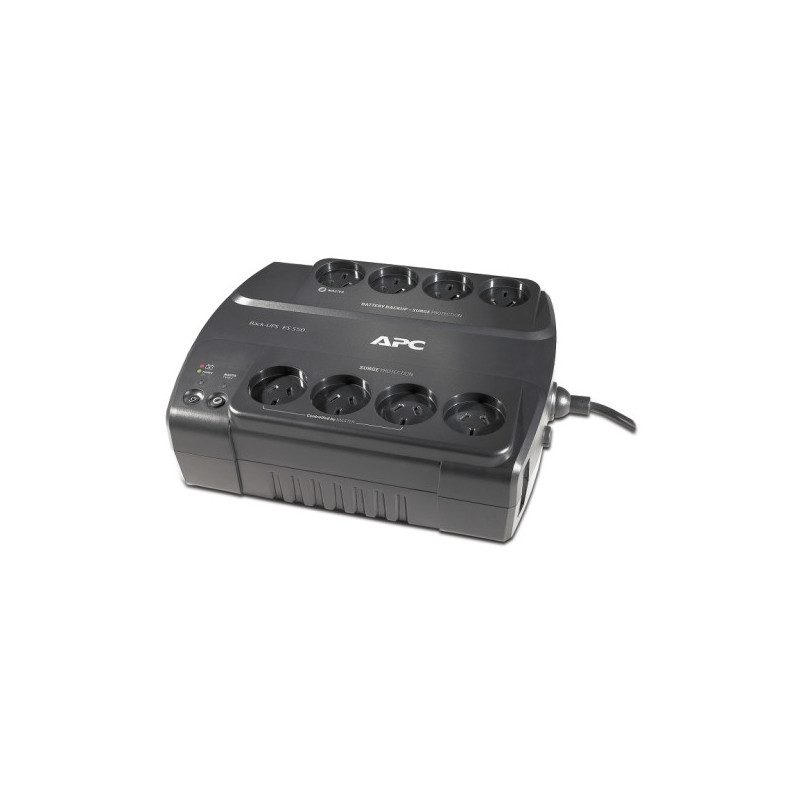 APC Back-UPS 550VA/330W Power-Saving UPS, Desk Top, 230V/10A Input, 8x Aus Outlets, Lead Acid Battery, User Replaceable Batte