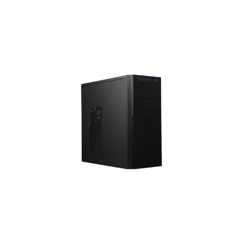 Antec VSK4000B-U3 - Black, Mini Tower, ATX/Micro-ATX/Mini-ITX, 2× USB 3.0, 1× 120mm Rear Fan, 5× 3.5' Bays, Black, 2-Yr Wt