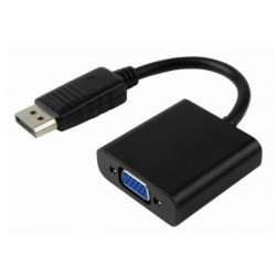 8ware DisplayPort DP to VGA Adapter Converter Cable 20cm - Male to Female for Desktop Computer Laptop PC Monitor Projector HD