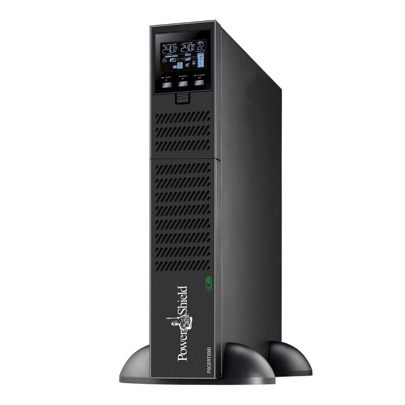 PowerShield Centurion RT 2000VA/1800W - 10Amp, True Online Double Conversion Rack/Tower UPS, 3 AUS sockets, 10A, C13 x 5, 2-y