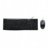 Logitech MK200 USB Media Keyboard and Mouse Combo - 1000dpi USB Full-size Keyboard, Thin profile, play/pause, volume, the Int