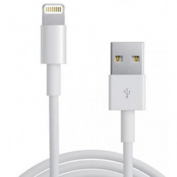 Astrotek 1m USB Lightning Data Sync Charger White Color Cable for iPhone X 9 8 7S 7 Plus 6S 6 Plus 5 5S iPad Air Mini iPod