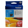 Brother LC-131C  Cyan Ink Cartridge - to suit DCP-J152W/J172W/J552DW/J752DW/MFC-J245/J470DW/J475DW/J650DW/J870DW - up to 300 