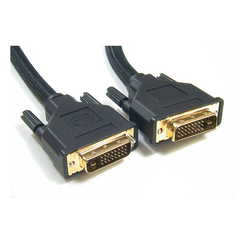 Astrotek DVI-D Cable 2m - 24 1 pins Male to Male Dual Link 30AWG OD8.6mm Gold Plated RoHS