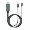 8Ware HDMI to Lightning 2m Cable for iPhone & iPad Plug & Play lightning device to HD TV or Monitor Retail Packaging