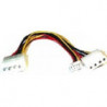 8ware Power Splitter to Hard & FDD   Floppy drv 1x Molex (Female) to 2x Molex (Male)   1x Floppy (Female) 30cm cable