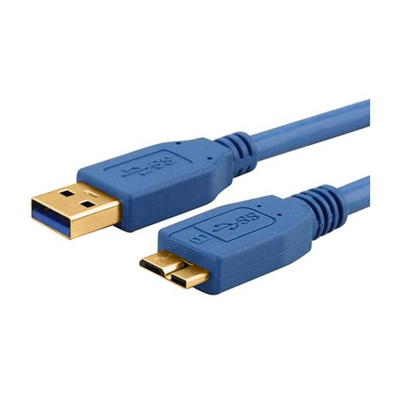 Astrotek USB 3.0 Cable 3m - Type A Male to Micro B Blue Colour