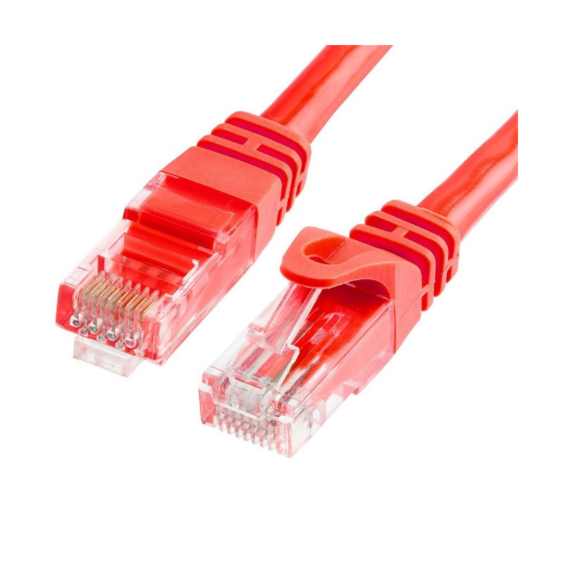 Astrotek CAT6 Cable 1m - Red Color Premium RJ45 Ethernet Network LAN UTP Patch Cord 26AWG CU Jacket