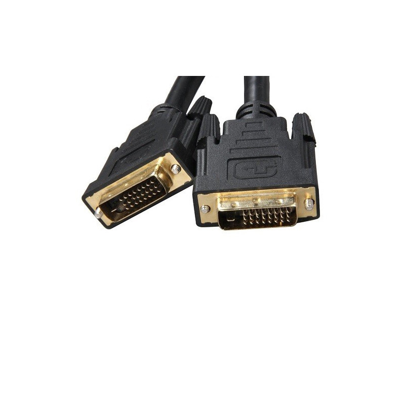 8Ware DVI-D Dual-Link Cable 5m - Male to Male 25-pin 28 AWG for PS4 PS3 Xbox 360 Monitor PC Computer Projector DVD