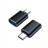 8Ware USB-C Male to USB-A Female OTG Adapter For Laptop, Wall Chargers,Phone Black