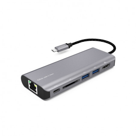 (LS) mbeat® Elite USB Type-C Multifunction Dock - USB-C/4k HDMI/LAN/Card Reader/Aluminum Casing/Compatible with MAC/Desktop 