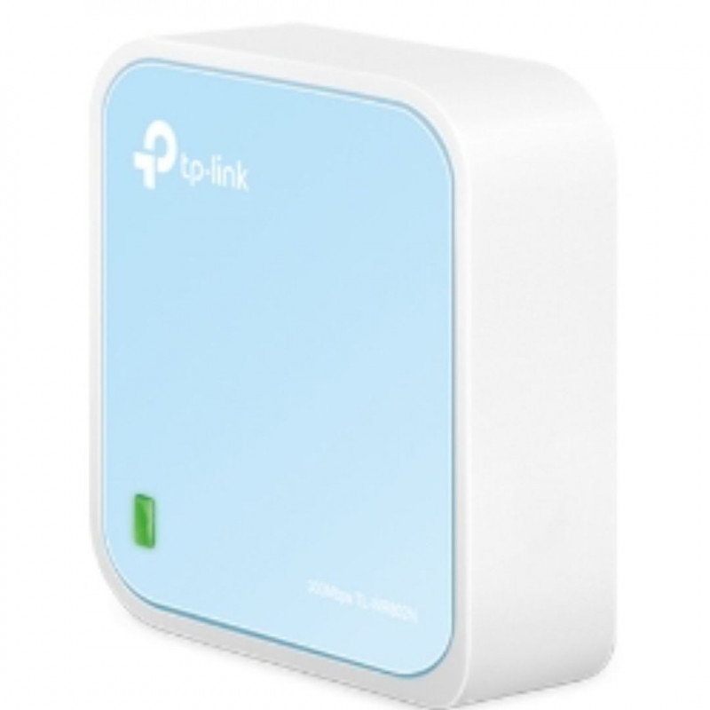 TP-Link TL-WR802N N300 Wireless N Nano Router 2.4GHz 300Mbps 1x100Mbps LAN/WAN 1xMicro USB 802.11bgn Built-in Antenna Pocket 