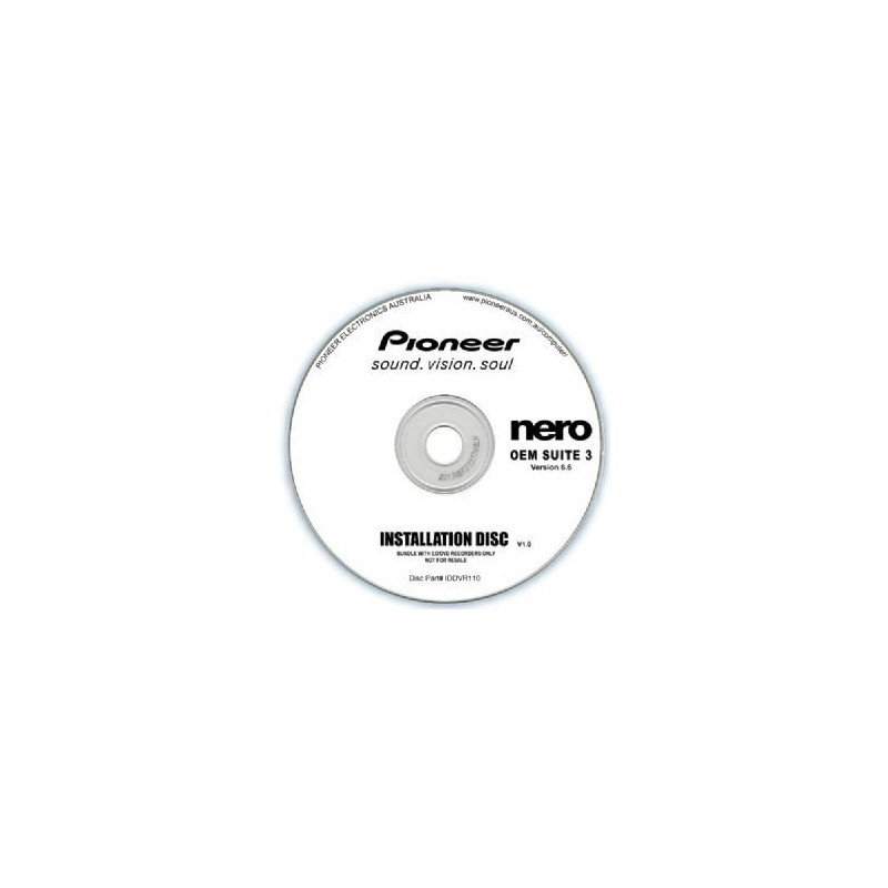 Pioneer Software Nero Suite 3 OEM Version 6.6 - Play Edit Burn & Share Blu-ray & 3D contents - PowerDVD10 InstantBurn5.0 Powe