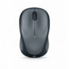 Logitech M235 Wireless Mouse Grey Contoured design Glossy Comfort Grip Advanced Optical Tracking 1-year battery life