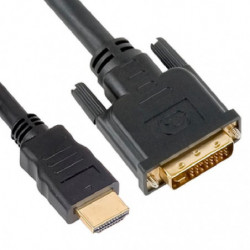 Astrotek 2m HDMI to DVI-D Adapter Converter Cable - Male to Male 30AWG Gold Plated PVC Jacket for PS4 PS3 Xbox 360 Monitor PC